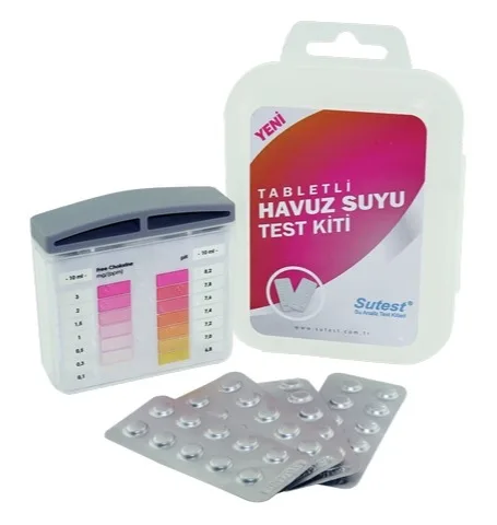 SUTEST Havuz Suyu Test Kiti (Tablet) AS Seri