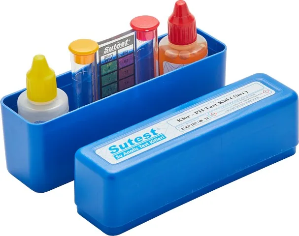 SUTEST Klor - pH Test Kiti (Kolorimetrik) Damla Seri