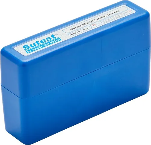 SUTEST Serbest Klor Test Kiti (Sıvı) Damla Seri