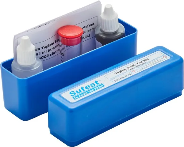 SUTEST Toplam Sertlik Test Kiti (Titrimetrik) Damla Seri