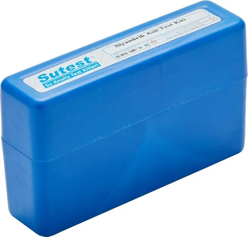 SUTEST Siyanürik Asit Test Kiti (Kolorimetrik) Damla Seri