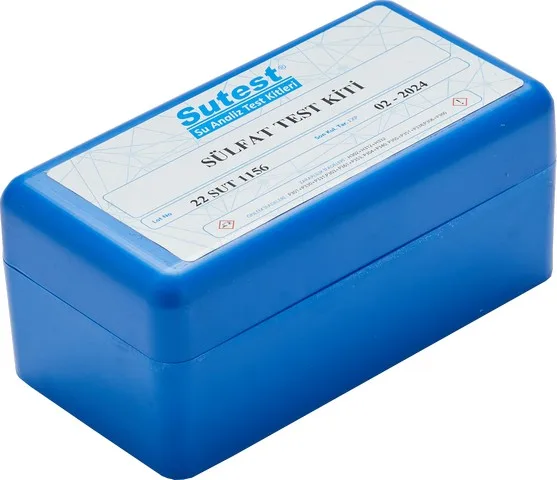 SUTEST Sülfat Test Kiti (Kolorimetrik) Damla Seri